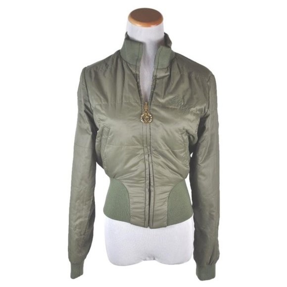 Baby Phat Jackets & Blazers - Baby Phat Reversible  Leopard Print Bomber Jacket